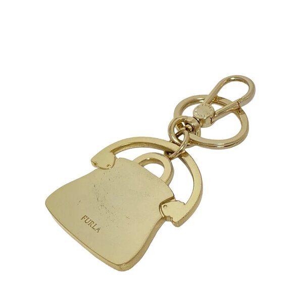 Auth FURLA - Purple Gold Multi Hardware Bag Charm - Picture 4 of 4